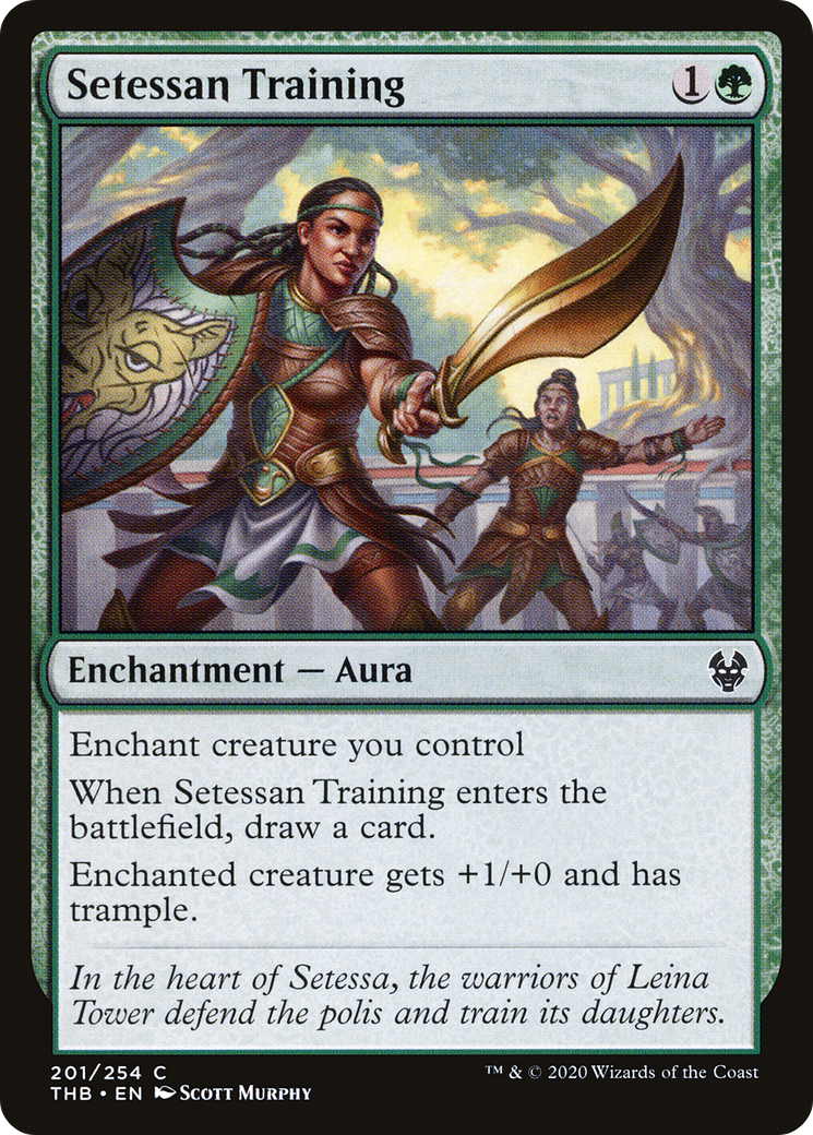 Setessan Training (THB-201) - Theros Beyond Death Foil