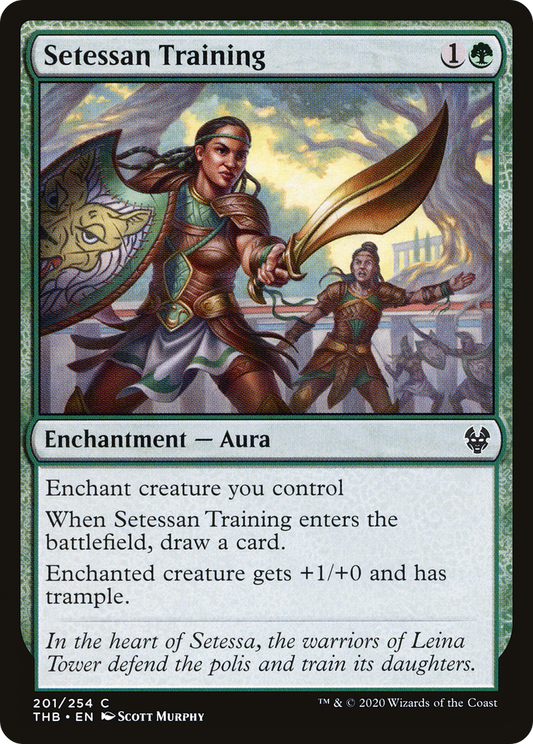 Setessan Training (THB-201) - Theros Beyond Death Foil