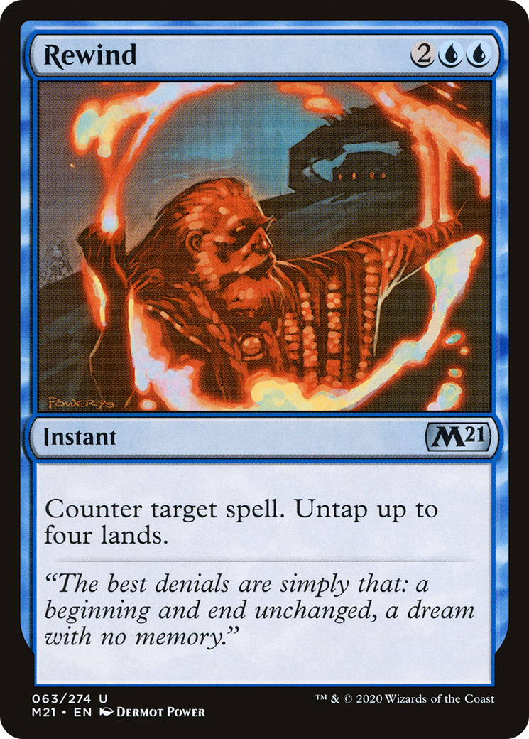 Rewind (M21-063) - Core Set 2021 Foil