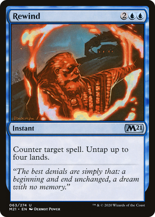 Rewind (M21-063) - Core Set 2021 Foil