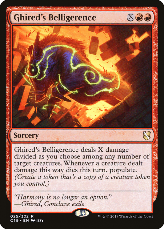 Ghired's Belligerence (C19-025) - Commander 2019