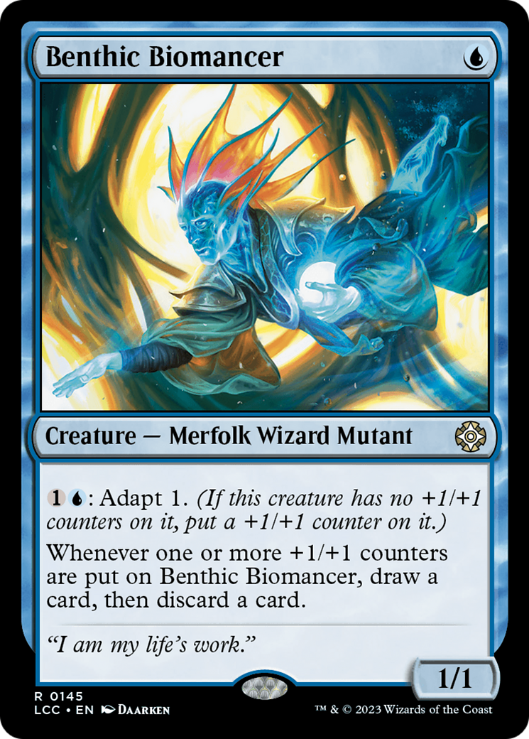 Benthic Biomancer (LCC-145) - The Lost Caverns of Ixalan Commander