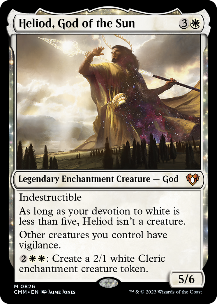 Heliod, God of the Sun (CMM-826) - Commander Masters