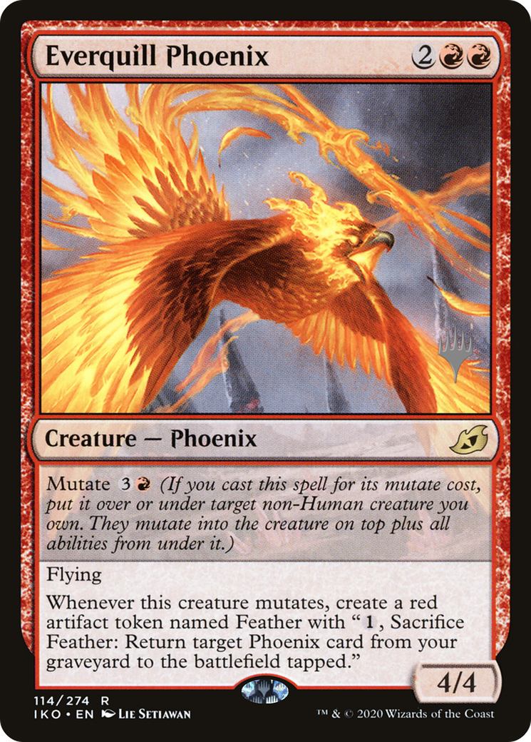 Everquill Phoenix (PPIKO-114) - Ikoria: Lair of Behemoths Promos (Promo Pack)