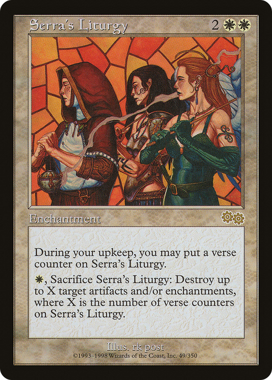 Serra's Liturgy (USG-049) - Urza's Saga