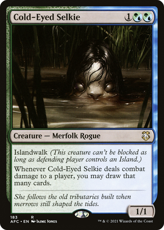 Cold-Eyed Selkie (AFC-183) - Forgotten Realms Commander