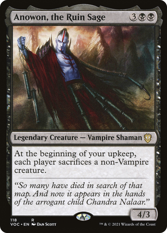 Anowon, the Ruin Sage (VOC-118) - Crimson Vow Commander