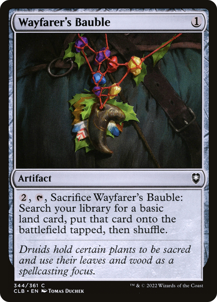 Wayfarer's Bauble (CLB-344) - Commander Legends: Battle for Baldur's Gate Foil