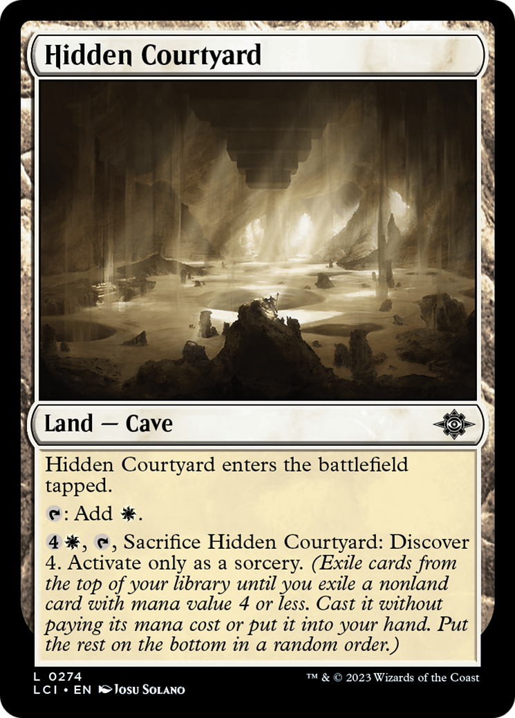 Hidden Courtyard (LCI-274) - The Lost Caverns of Ixalan Foil