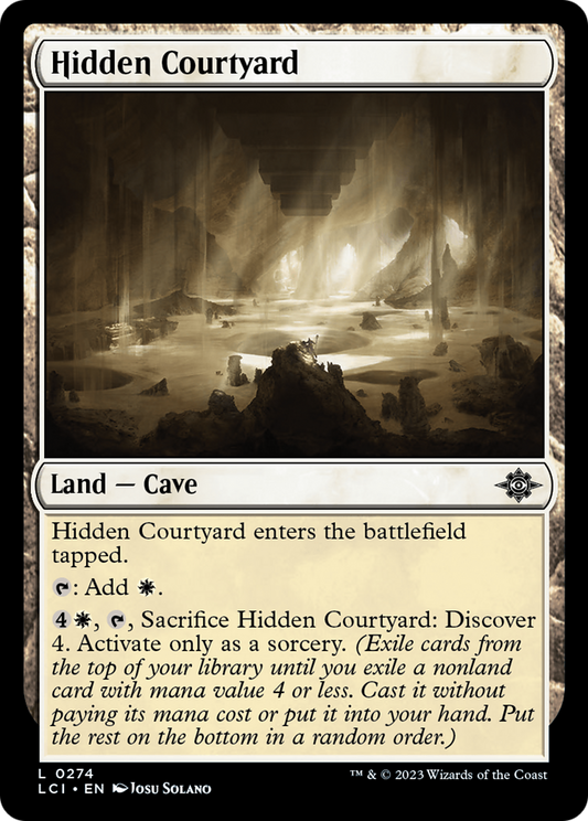 Hidden Courtyard (LCI-274) - The Lost Caverns of Ixalan