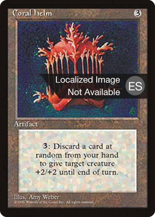 Coral Helm (4BB-310) - Fourth Edition Foreign Black Border