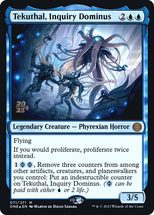 Tekuthal, Inquiry Dominus (PONE-71S) - Phyrexia: All Will Be One Promos Foil