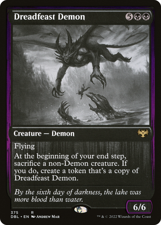 Dreadfeast Demon (DBL-375) - Innistrad: Double Feature