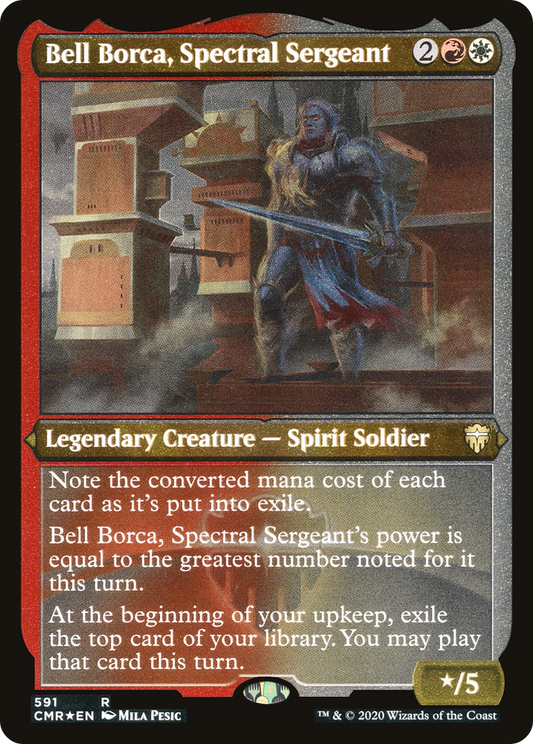Bell Borca, Spectral Sergeant (CMR-591) - Commander Legends Etched Foil