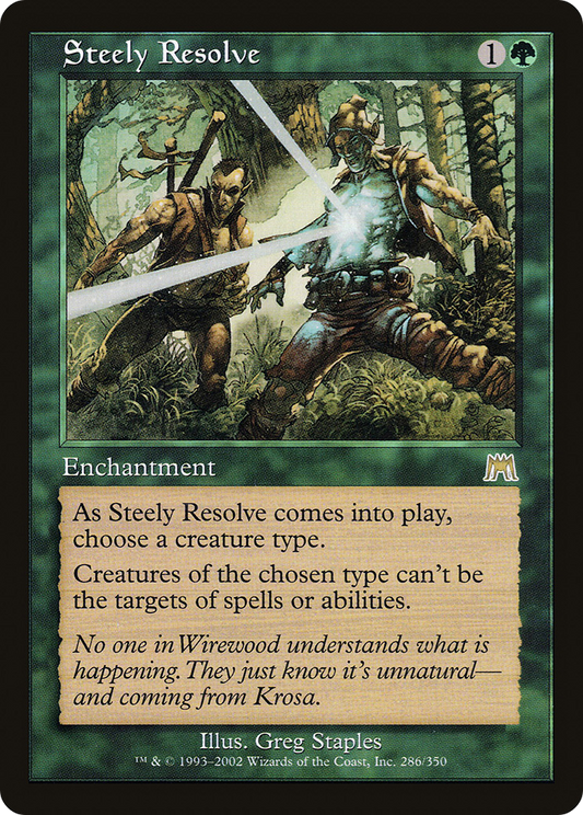 Steely Resolve (ONS-286) - Onslaught Foil