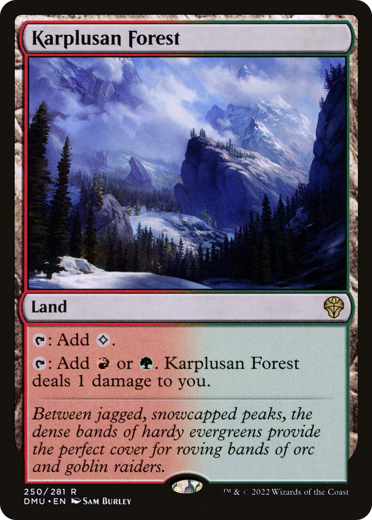 Karplusan Forest (DMU-250) - Dominaria United Foil