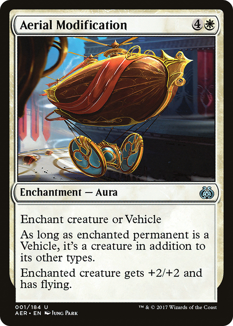 Aerial Modification (AER-001) - Aether Revolt Foil