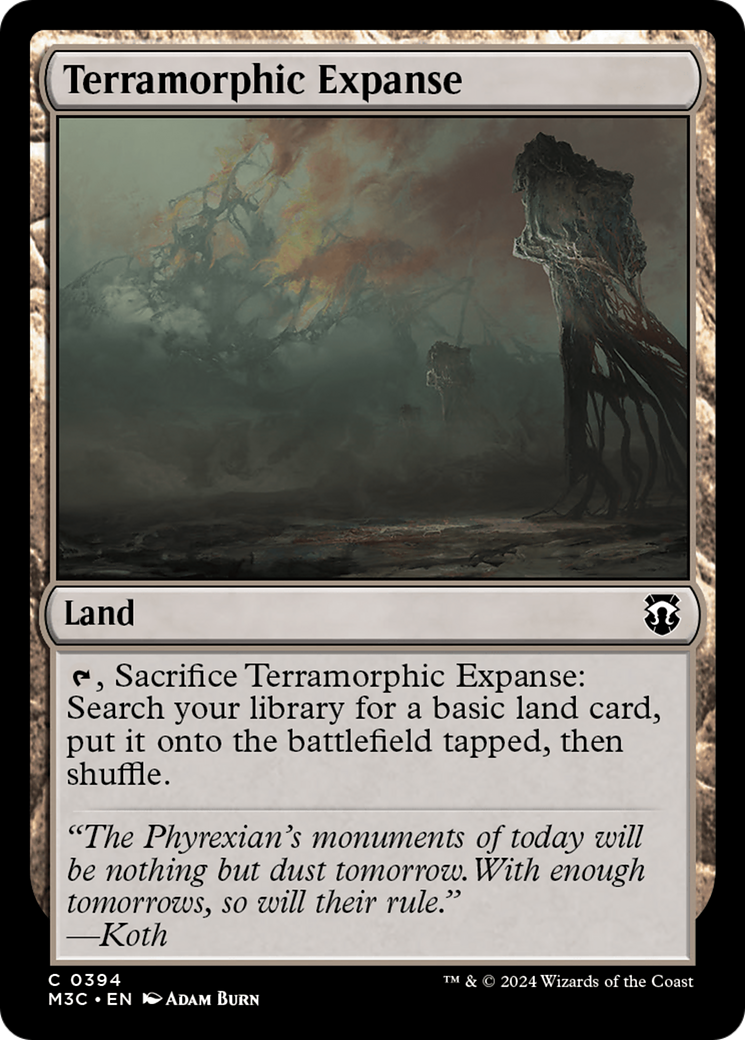 Terramorphic Expanse (M3C-394) - Modern Horizons 3 Commander Foil