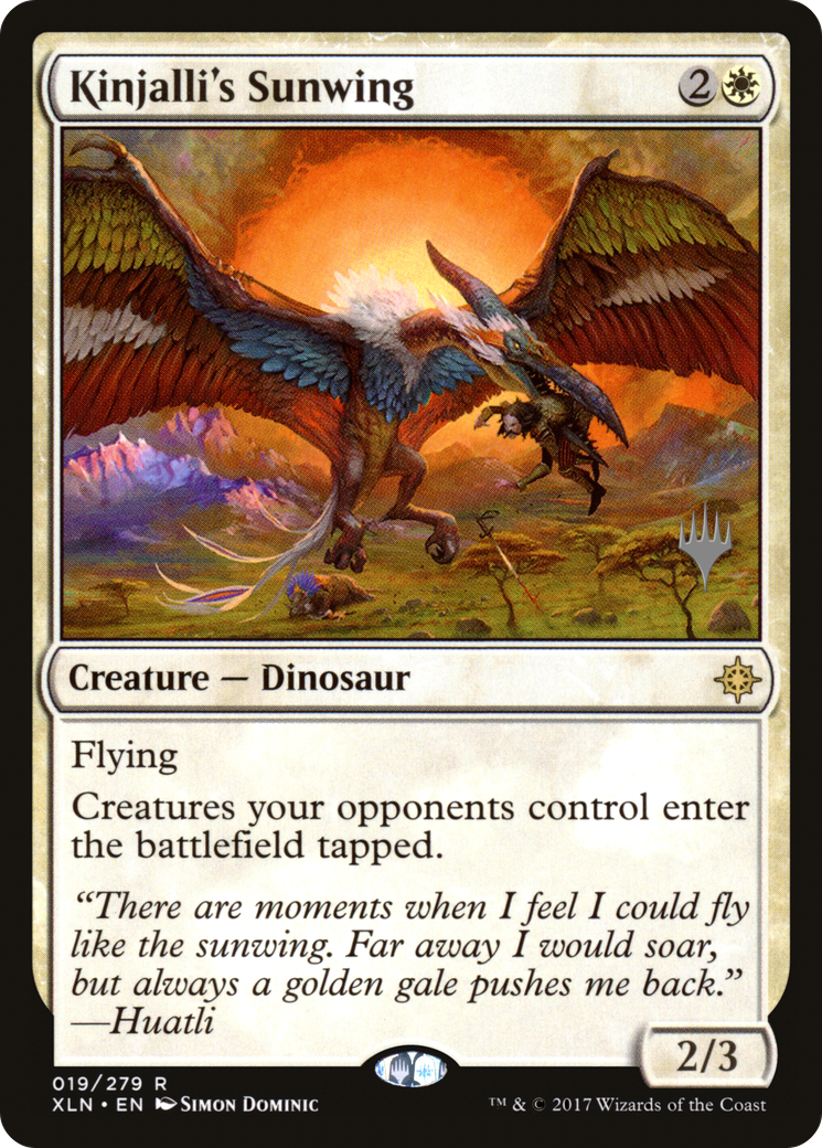 Kinjalli's Sunwing (PXLN-19P) - Ixalan Promos