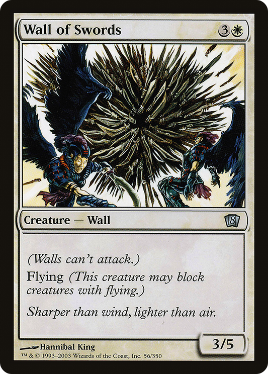 Wall of Swords (8ED-56★) - Eighth Edition Foil