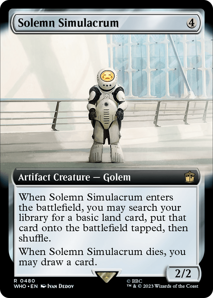 Solemn Simulacrum (WHO-480) - Doctor Who: (Extended Art)