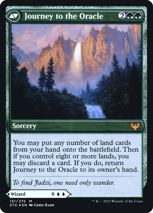 Jadzi, Oracle of Arcavios // Journey to the Oracle (PSTX-151S) - Strixhaven: School of Mages Promos Foil