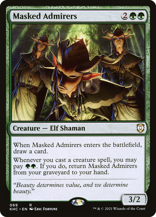 Masked Admirers (KHC-069) - Kaldheim Commander