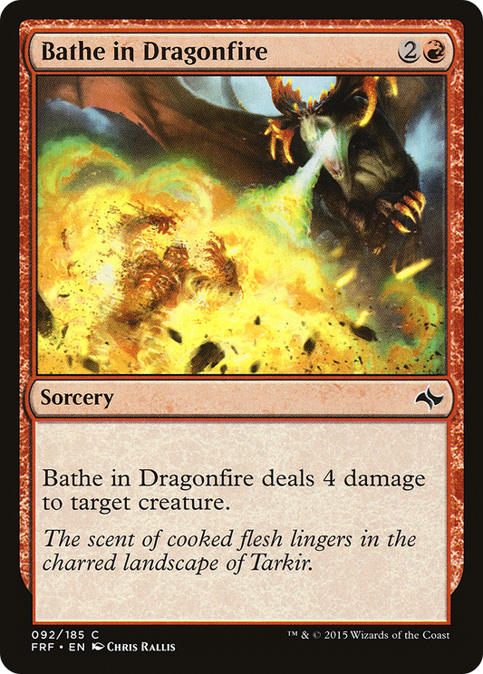 Bathe in Dragonfire (FRF-092) - Fate Reforged Foil