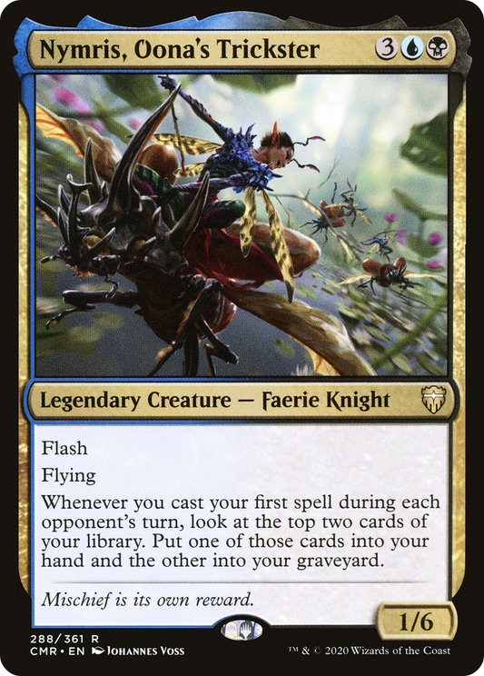 Nymris, Oona's Trickster (CMR-288) - Commander Legends Foil