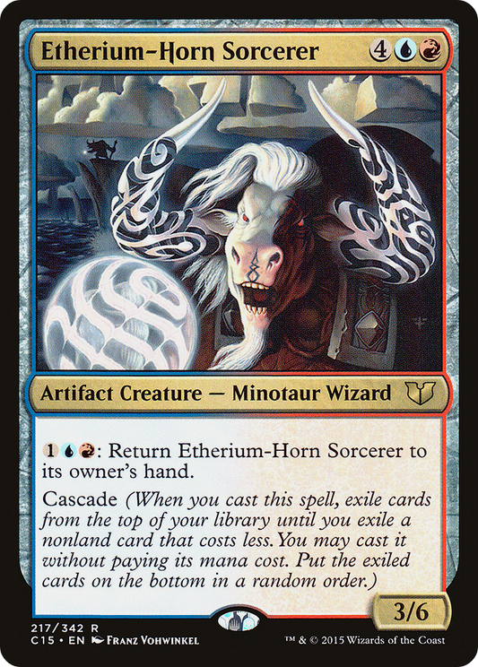 Etherium-Horn Sorcerer (C15-217) - Commander 2015