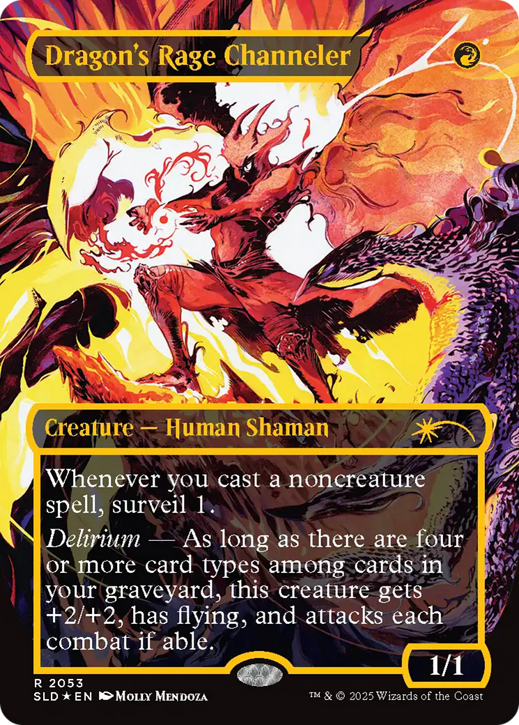 Dragon's Rage Channeler (SLD-2053) - Secret Lair Drop (Raised Foil) Foil