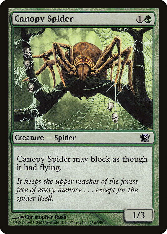 Canopy Spider (8ED-236★) - Eighth Edition Foil