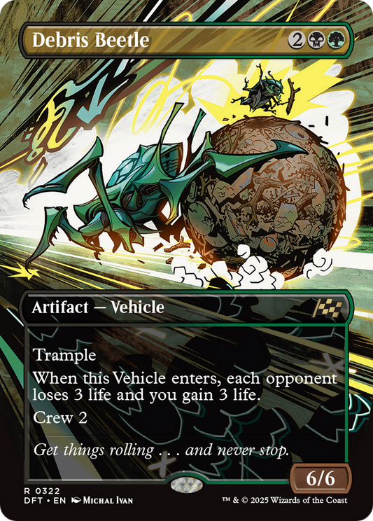 Debris Beetle  (Borderless)(DFT-322) - Aetherdrift Foil