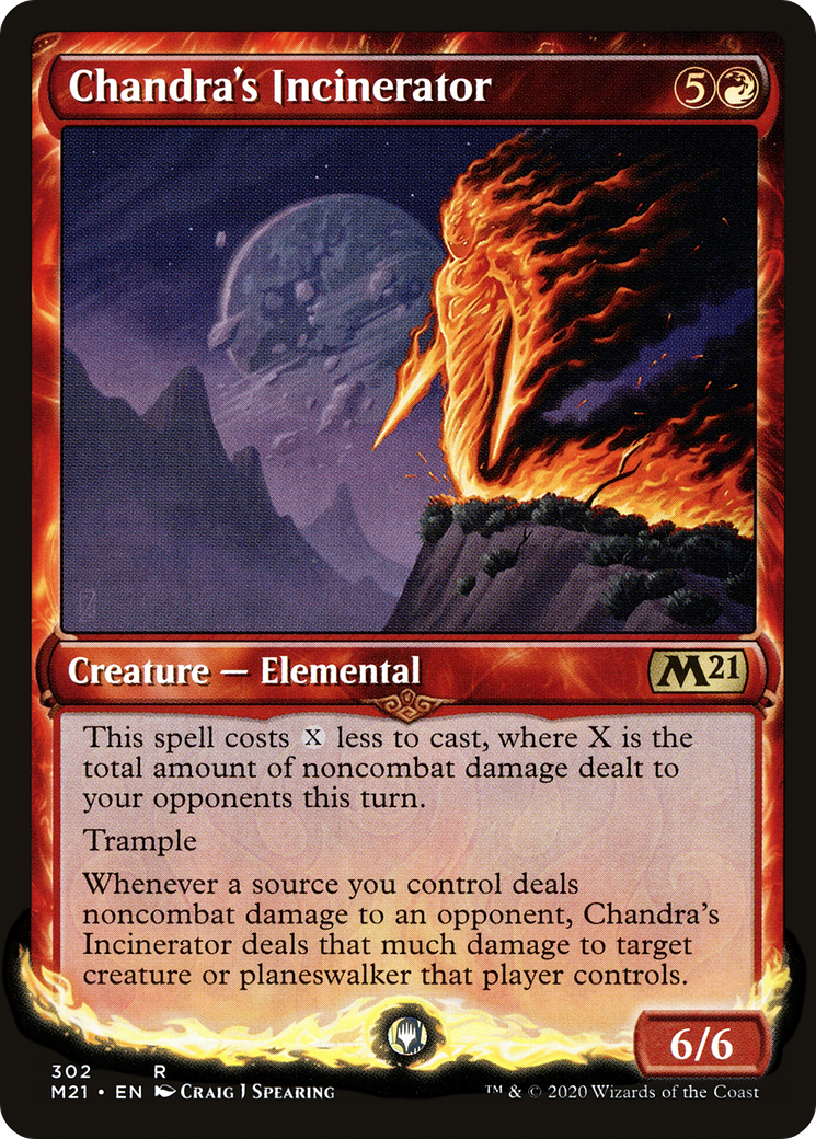 Chandra's Incinerator (M21-302) - Core Set 2021: (Showcase) Foil