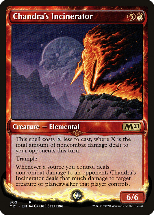 Chandra's Incinerator (M21-302) - Core Set 2021: (Showcase) Foil