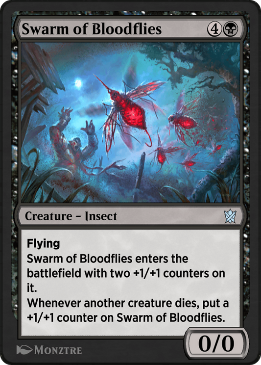 Swarm of Bloodflies (KTK-92Y) - Khans of Tarkir