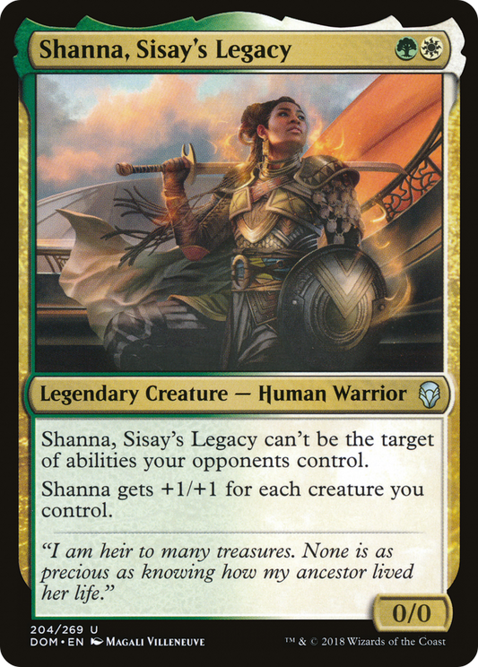 Shanna, Sisay's Legacy (DOM-204) - Dominaria Foil