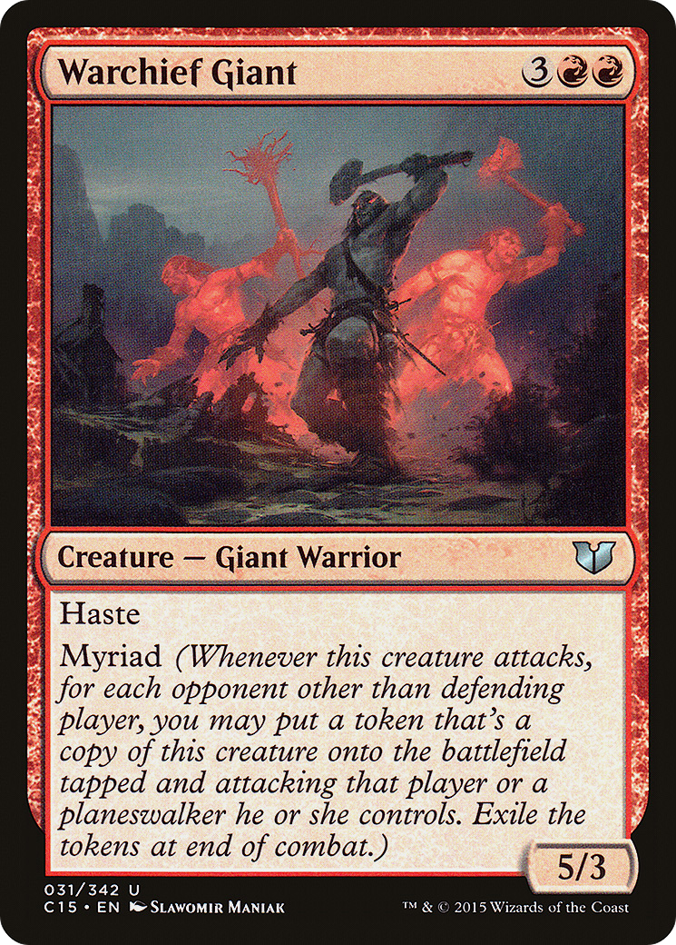 Warchief Giant (C15-031) - Commander 2015