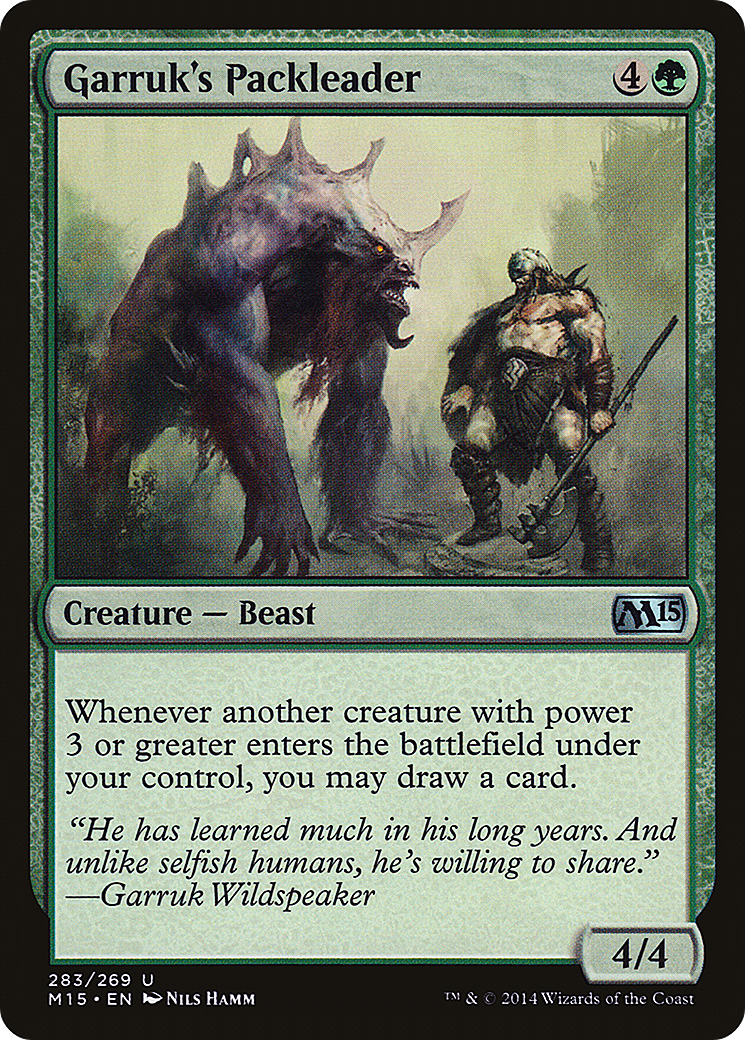 Garruk's Packleader (M15-283) - Magic 2015