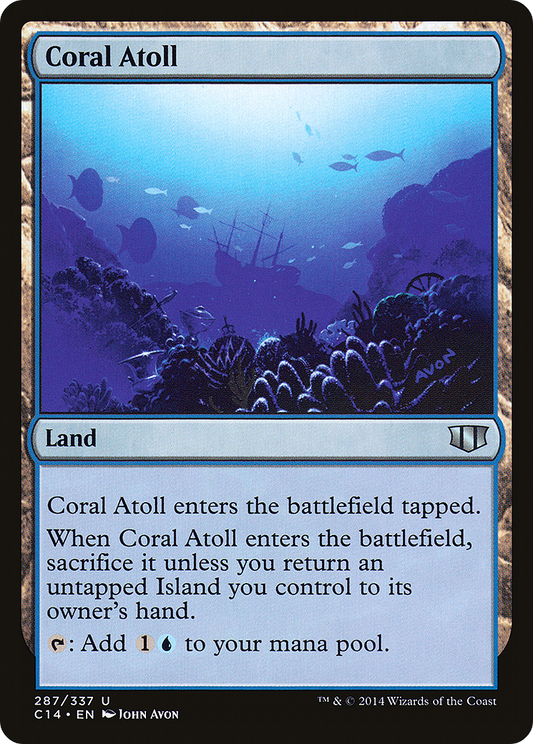 Coral Atoll (C14-287) - Commander 2014