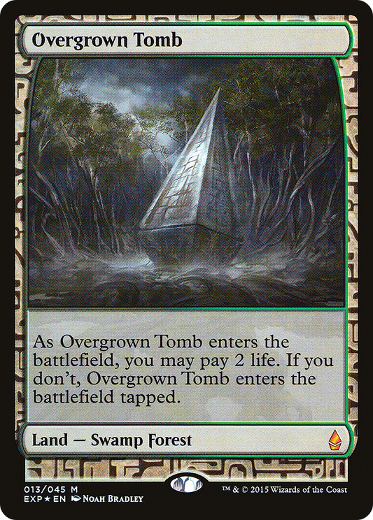 Overgrown Tomb (EXP-013) - Zendikar Expeditions Foil