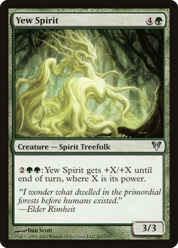 Yew Spirit (AVR-207) - Avacyn Restored