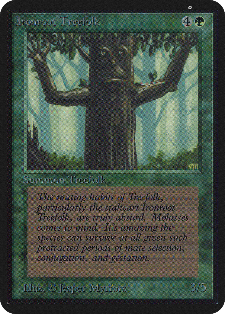 Ironroot Treefolk (LEA-203) - Limited Edition Alpha