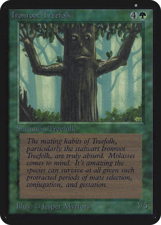 Ironroot Treefolk (LEA-203) - Limited Edition Alpha