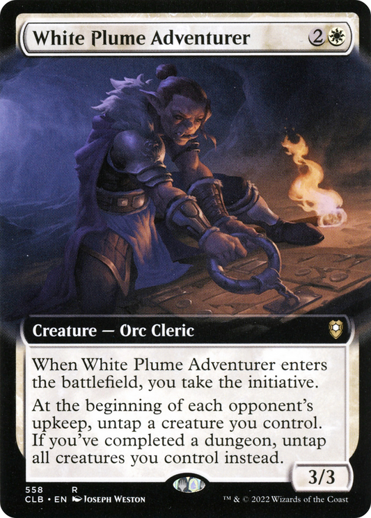 White Plume Adventurer (CLB-558) - Commander Legends: Battle for Baldur's Gate: (Extended Art)