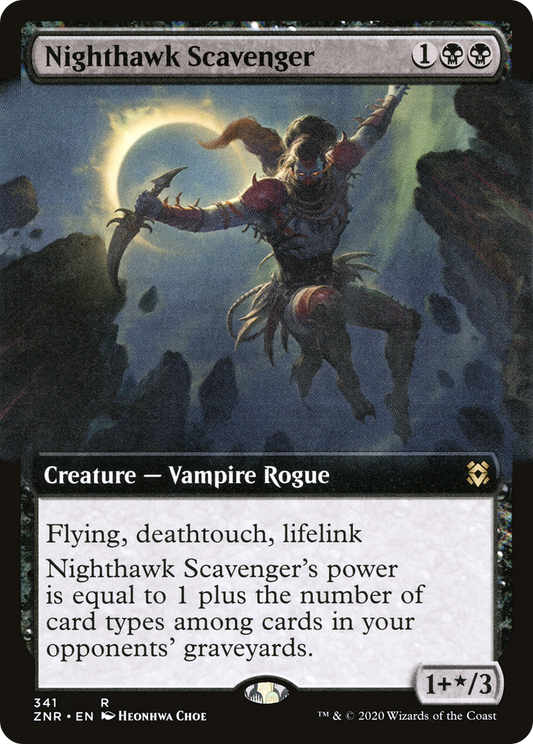 Nighthawk Scavenger (ZNR-341) - Zendikar Rising: (Extended Art)