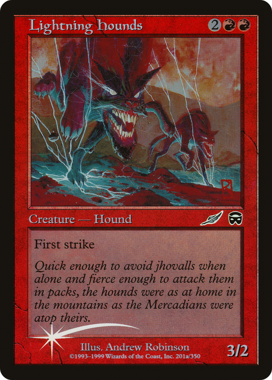 Lightning Hounds (PMEI-010) - Media Inserts Foil