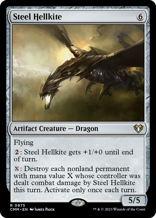 Steel Hellkite (CMM-975) - Commander Masters