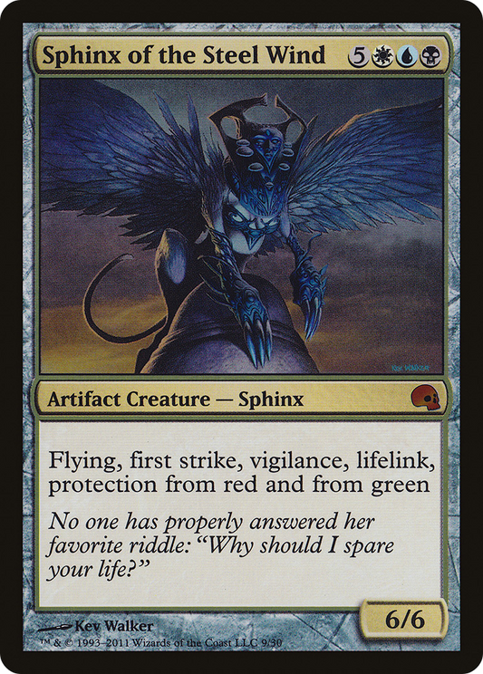 Sphinx of the Steel Wind (GRV-009) - Premium Deck Series: Graveborn Foil