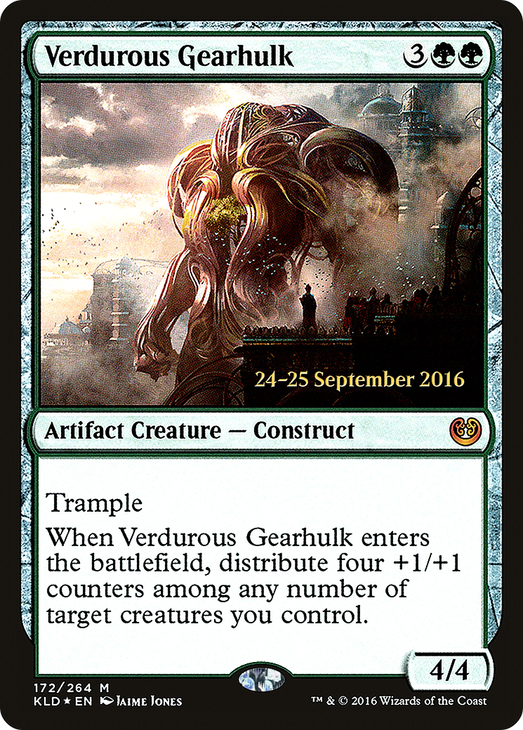 Verdurous Gearhulk (PRE-172S) - Kaladesh Promos (Prerelease) Foil
